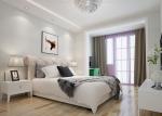 Simple Pure White Non woven Wallpaper Modern Style Flock Surface