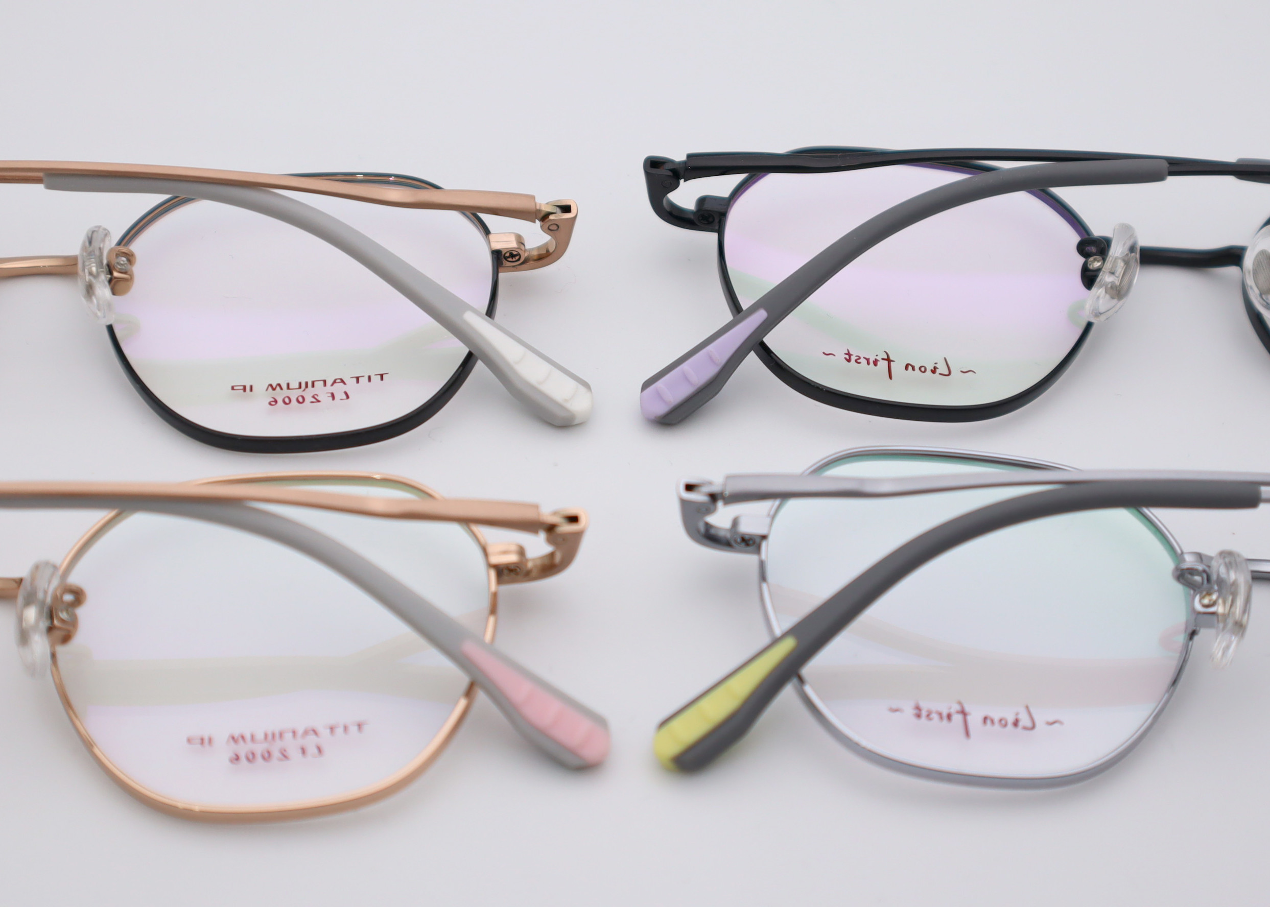 High Toughness Full Rim Kids' Bate Titanium Optical Glasses LF 2006