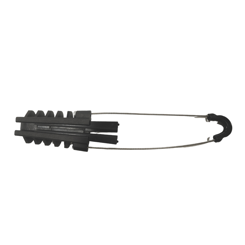 Overhead Fiber Optic Cable Tension Clamp for Ftth Drop Wire Anchor and J Hook S Type