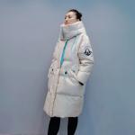 FODARLLOY F22534 Ladies Warm Hooded Cotton-padded Clothes Women Slim Long Winter