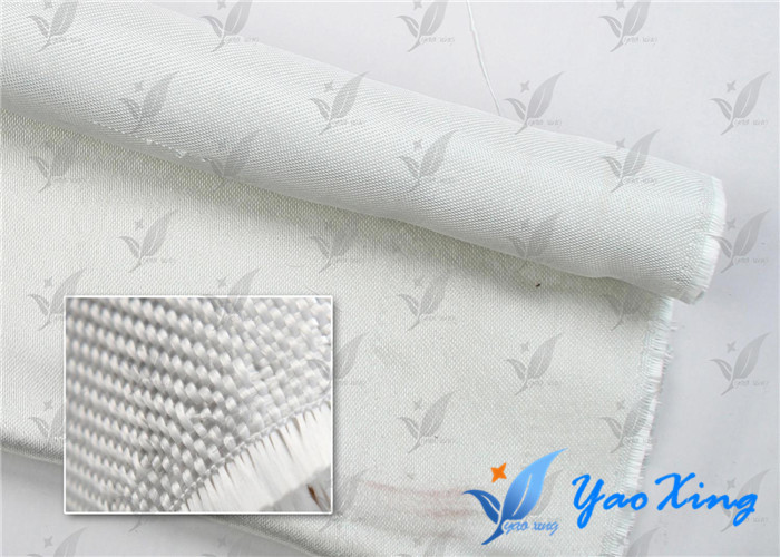 Plain High Temperature Fiberglass Cloth With Steel Wire Inside Good Heat Insulation