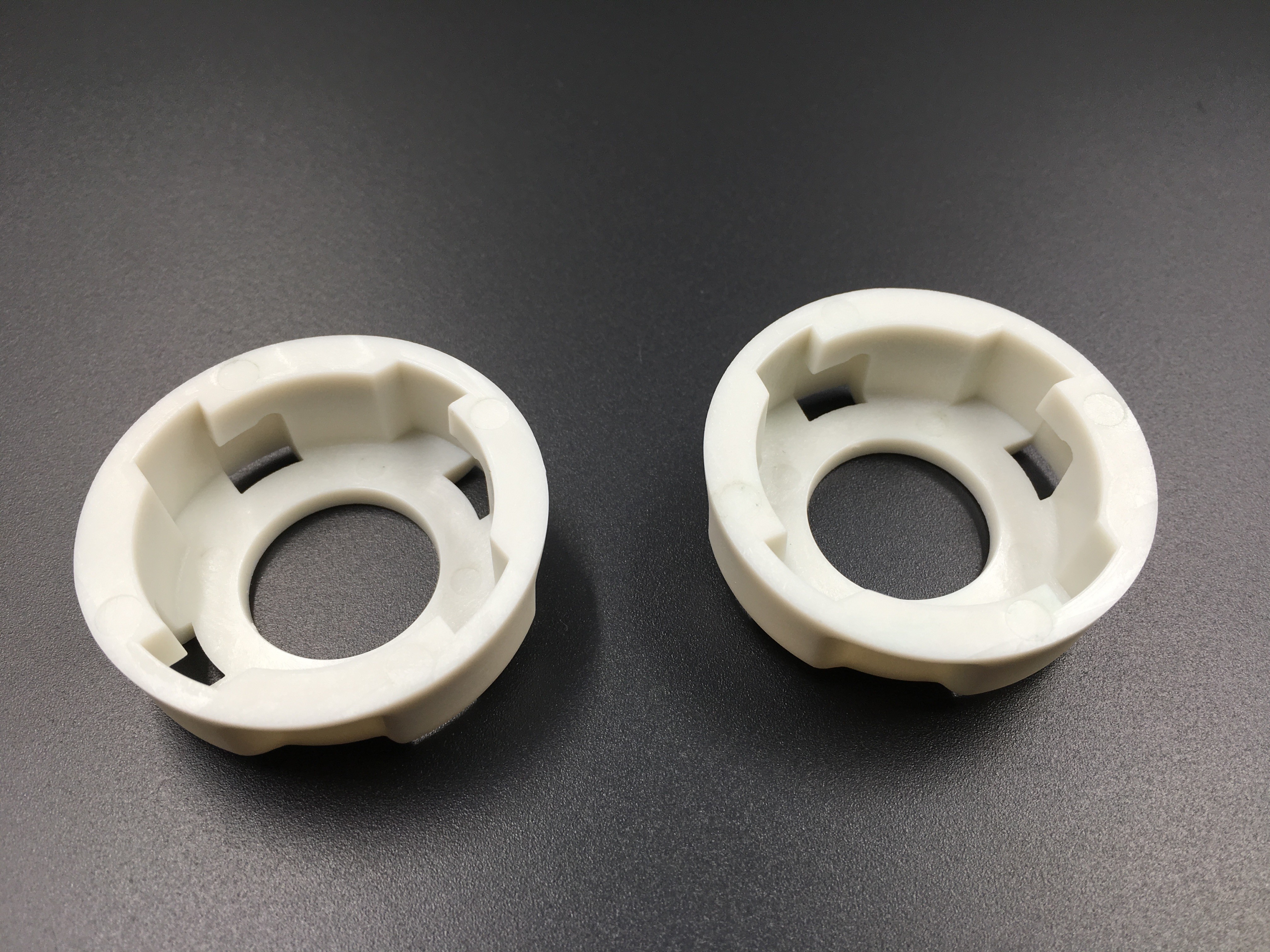 Cold Runner 4 Cavity Two Shot Injection Molding White Color For Industrial Field