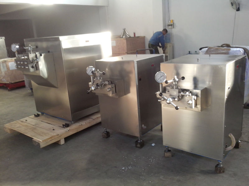11KW 1500L/H High Pressure Homogenizer Machine for Milk in 220V/380V/440V/480V