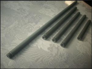 China 28 MM Black Sic Thermocouple Ceramic Protection Tubes Ceramic Tube Shock Resistance wholesale
