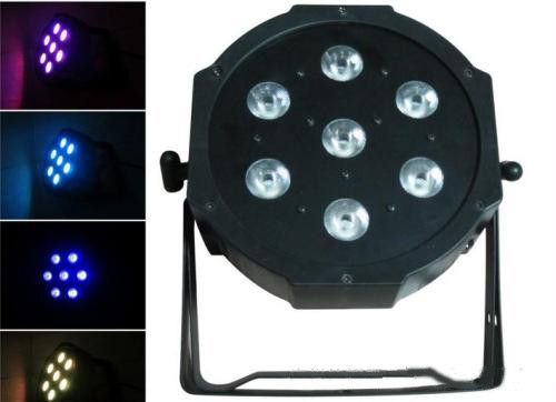 Professional LED Mini Par Light , High Brightness Mini Led Stage Lights 7*12W