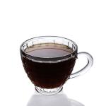 Popular products 5oz Woven Collection Clear Transparent 150ml Coffee Mug Tea