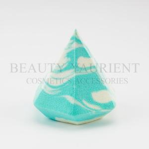 China Diamond Shape Green Face Makeup Puff Sponge Super Soft Latex Free wholesale