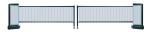 Steel Boom Barrier Gate Remote Control , Advertising Parking Lot Gates