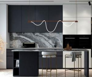 China Stylish LED Kitchen Island Ceiling Lighting With Customizable Options wholesale