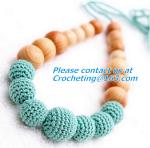 crochet necklace, reversible necklace, crochet jewelry spring summer necklace tt