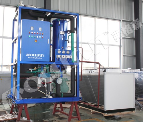 High Capacity Ice Production Automatic Cube Ice Machine with Bitzer Compressor