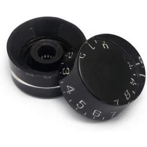 China Black Electric Guitar Control Speed Tone Volume Knobs Replacement Parts wholesale