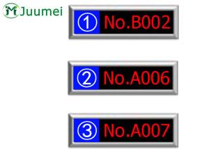 China Bank Hospital LED Counter Display Printed Digital Number Counter on sale