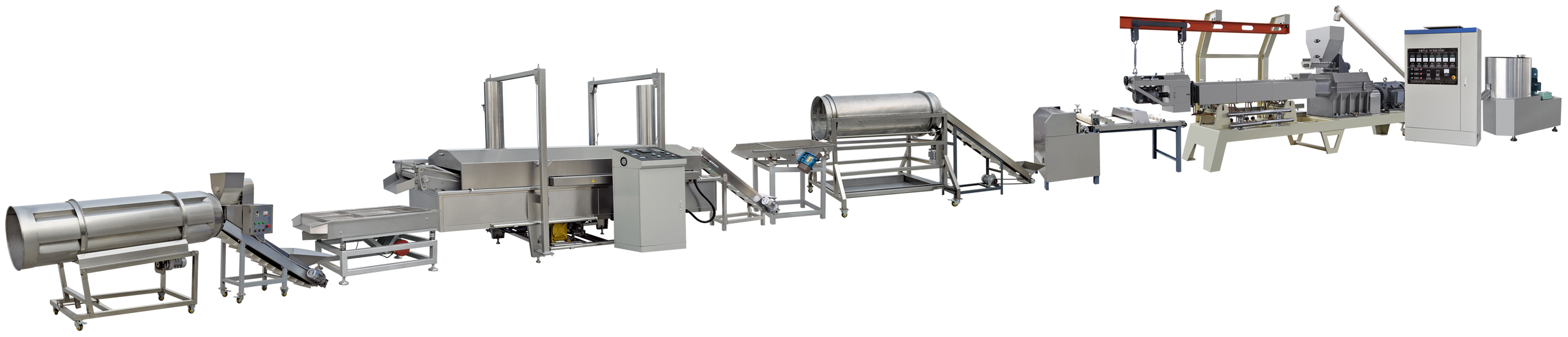 SIEMENS Fried Snack Production Line Salad Bugles Snack Extruder Machine
