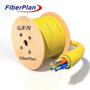 China Fiberplan Indoor soft cableTight Buffer Distribution G652d G657a Om3 Om4 Fiber Optic Cable GJFJV.Yellow;Orange;Green; Blue; Pink; Purple, wholesale