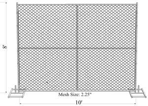 China temporary chain link fence rental wholesale