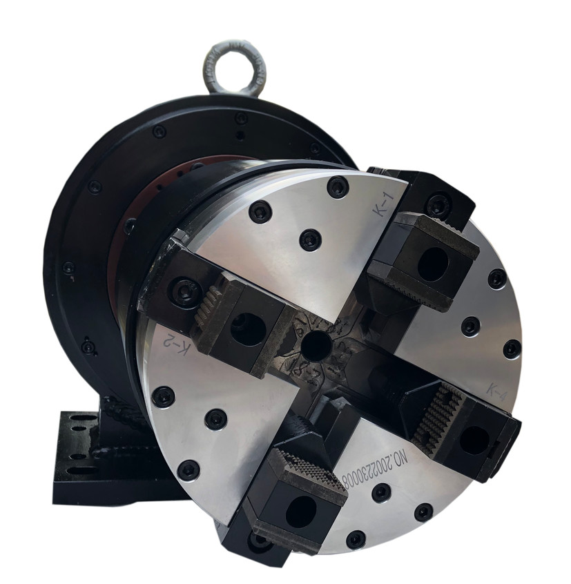 Double Acting Lathe Machine Chuck For Laser Tube Cutting Equipment