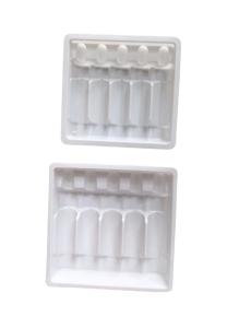 China PET ampoule tray water injection medicine ampoule tray customization wholesale