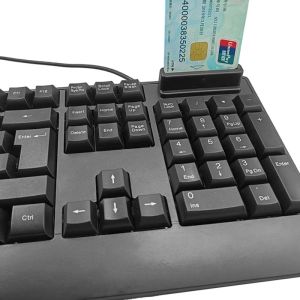 High Quality POS Cash Register Keyboard With Smart Card Reader