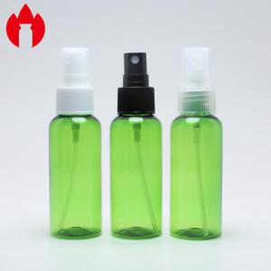 China Green Clear PET 50ml Recycled Plastic Spray Bottles wholesale