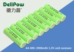 Customized Capacity AA Low Temperature Rechargeable Batteries 1.2V