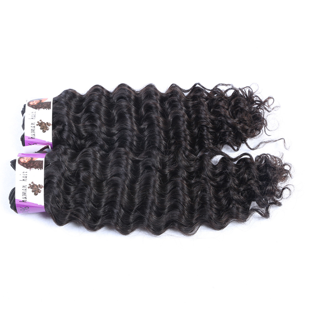 Double Drawn Wholesale price 100% Peruvian hair bundles , Deep Wave Hair