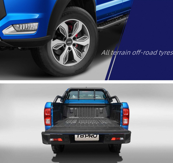 Jac T8 Car Pickup Truck Gasoline Off-road Utility Vehicles 2.0t 6-speed Manual Diesel
