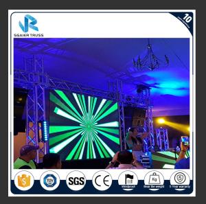 China 350 X 350mm Tower Led Screen Truss Stand Circle / Arch Shape High Durability wholesale