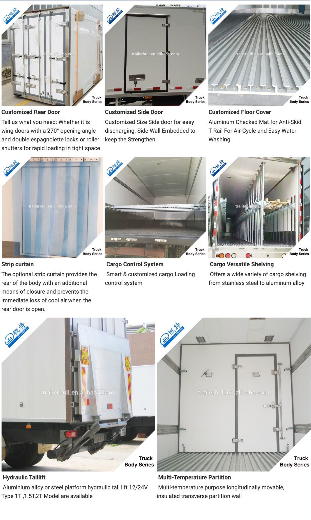47FT 3 Axle Chill and Frozen Multi Temperature Refrigeration Truck Trailer with Thermoking Refrigeration Units for Fresh