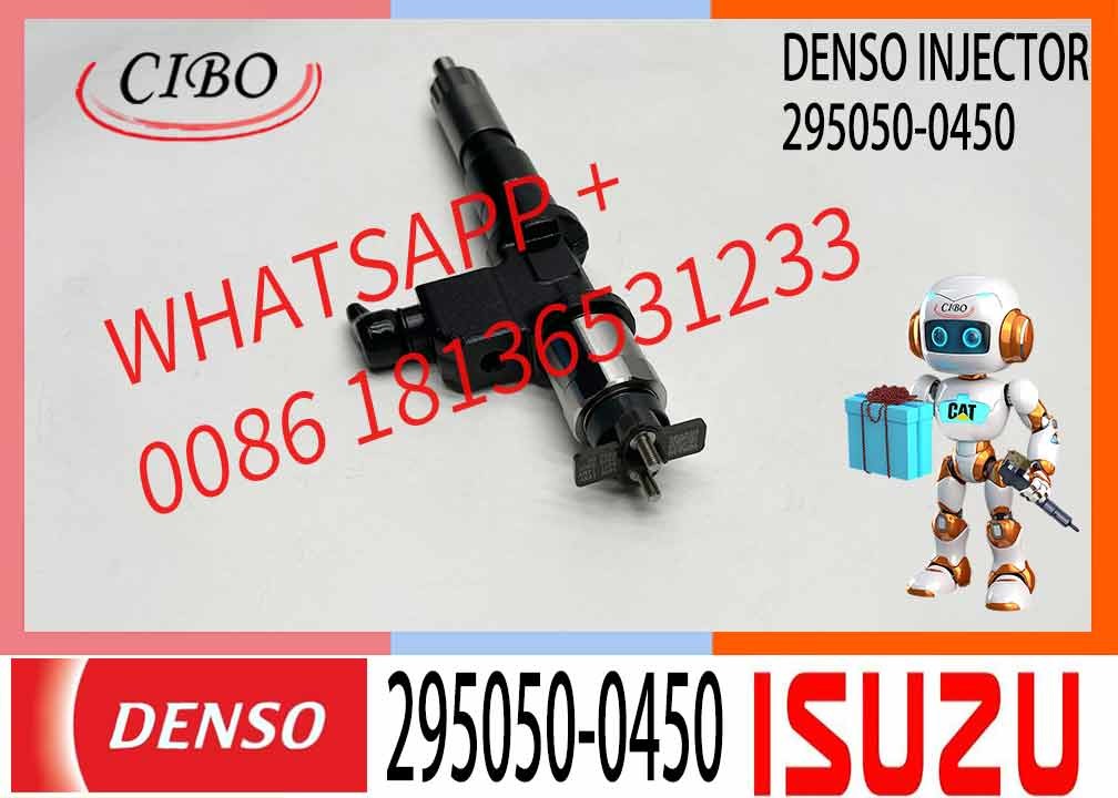 common rail Injector 295050-0450 295050-0451 295050-1550 8-97622035-1 8-97622035-2 for ISUZU 6WG1 6WF1 6UZ1