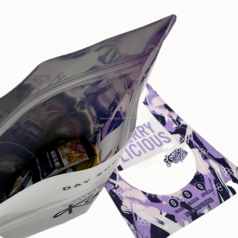 Recyclable PET Mylar Ziplock Stand Up Pouch Bag Herbal Green Leaves Loose Black Coffee Doypack Sachet Matcha Tea Bag Storage