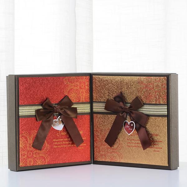 Stamping Custom Luxury Colorful Kraft Paper Chocolate Box Packaging with Your Own Logo