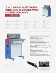 NANBO 2.5-6.5mm Margin Heavy Duty Paper Punching Machine For Industry