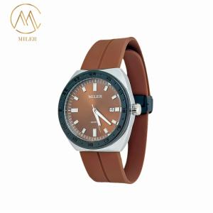 China Black Bezel Mens Quartz Wrist Watches with 8 Dial Colors for Choice wholesale