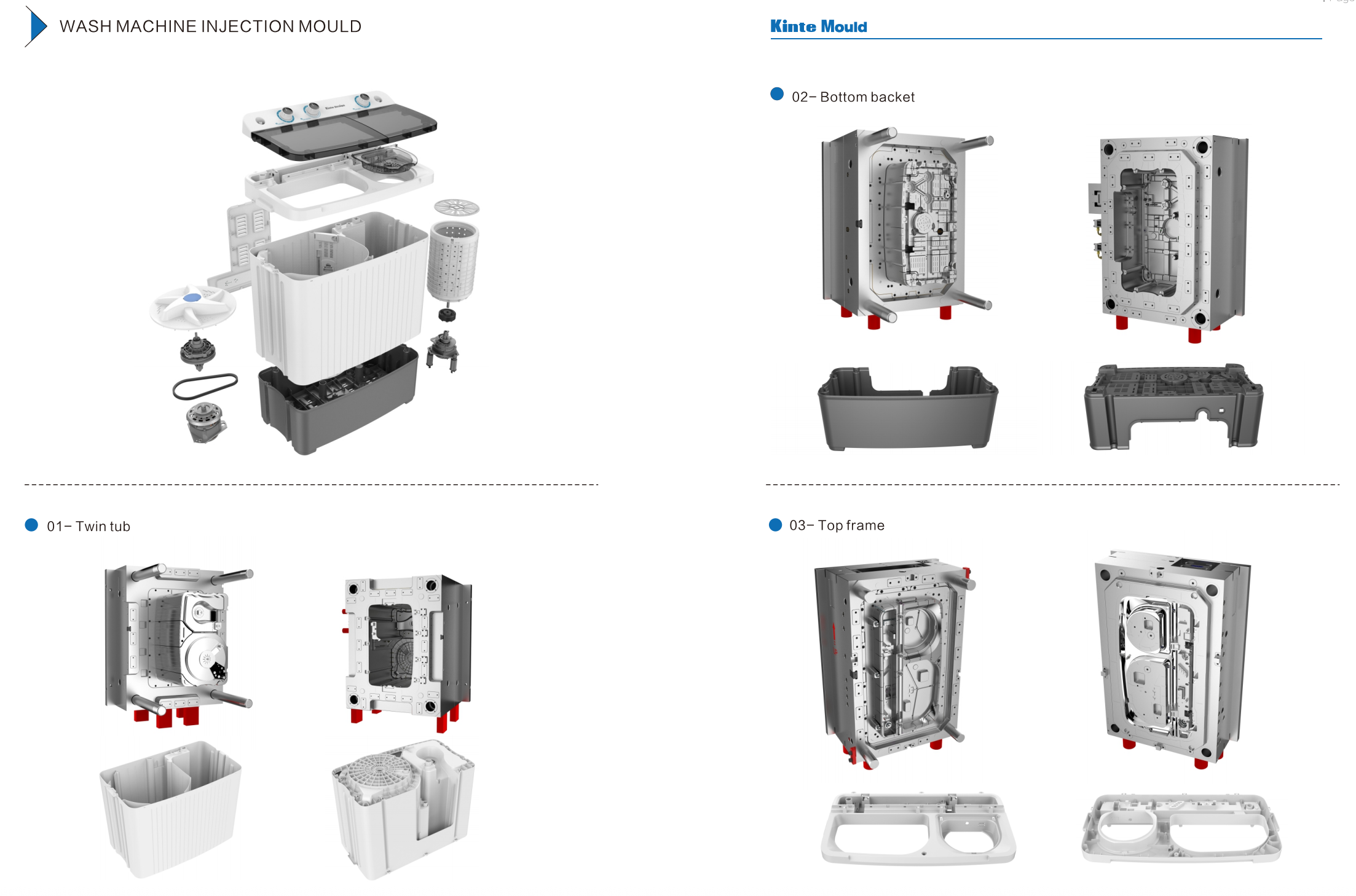 Wash Machine Injection Mould