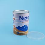 Metal Tinplate Food Milk Powder Tin Can CMYK Offset Printing