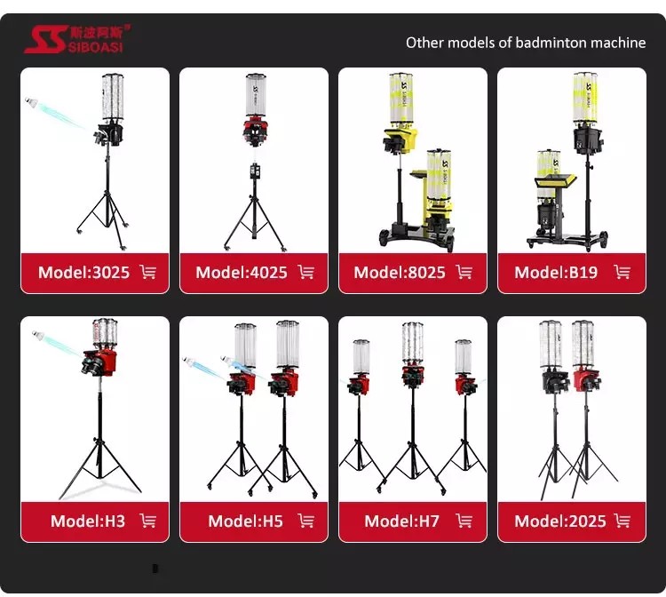 -15Degree 120W Badminton Shuttlecock Shooting Machine With Battery