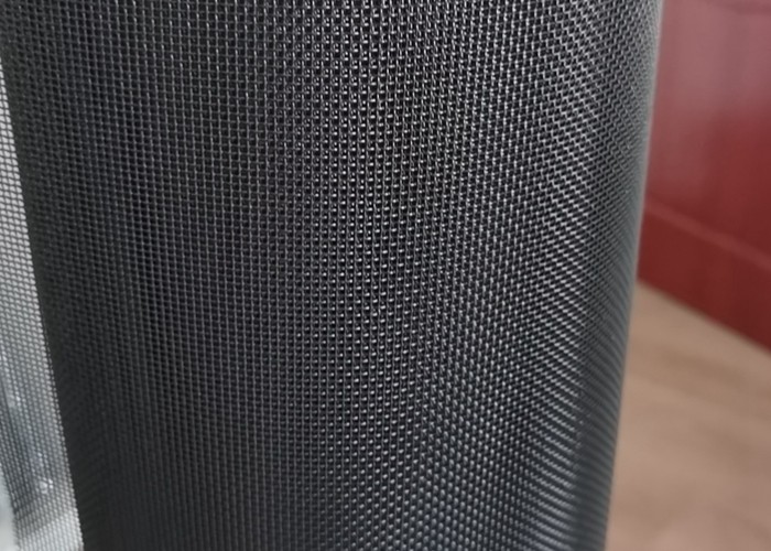 18x16 Mesh 0.28mm Aluminum Insect Screen Mesh Roll Black Coated