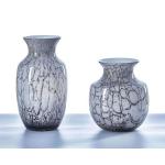 Oriental Color Marble Decorative Glass Vase , Tall Centerpiece Vases For Hotle