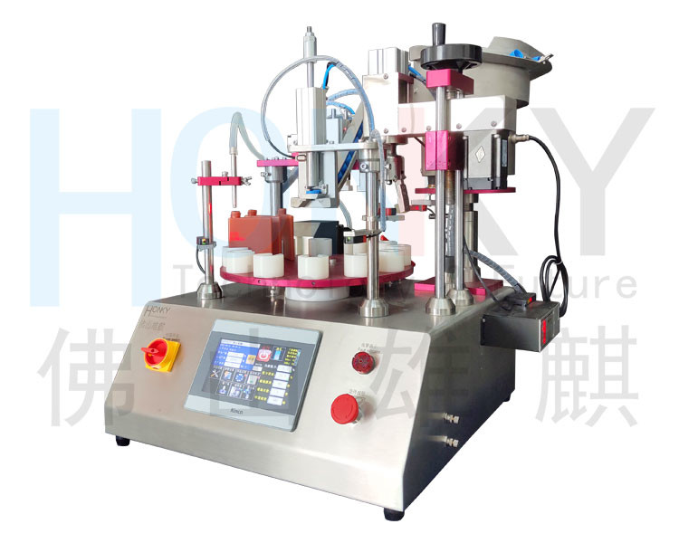 60ml Bio Chemical Reanget Pack Automatic Capping Machine With 7 Inch Touch Screen