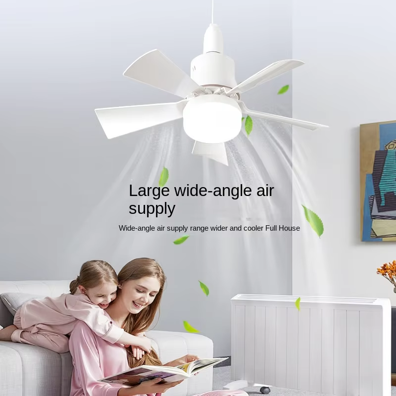 360 Rotating LED Ceiling Fan Light with 3000-6500K Color Temp and IP20 Rated for Modern Home Decor