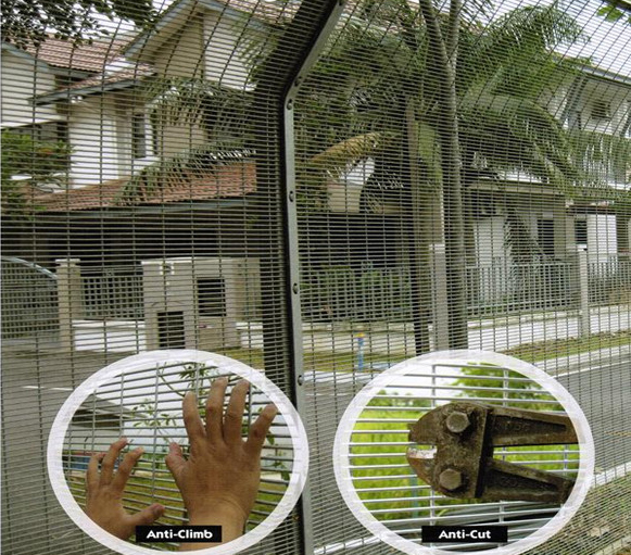 Wholesale cheap Airport Fence anti climb Wire Mesh 358 high security metal wire wall fence panels