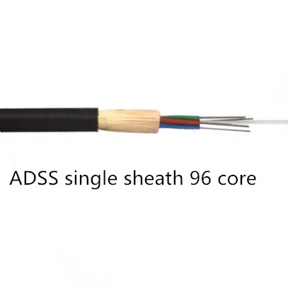 96 Core 90KN ADSS Fiber Optic Cable Self Supported FRP CSM