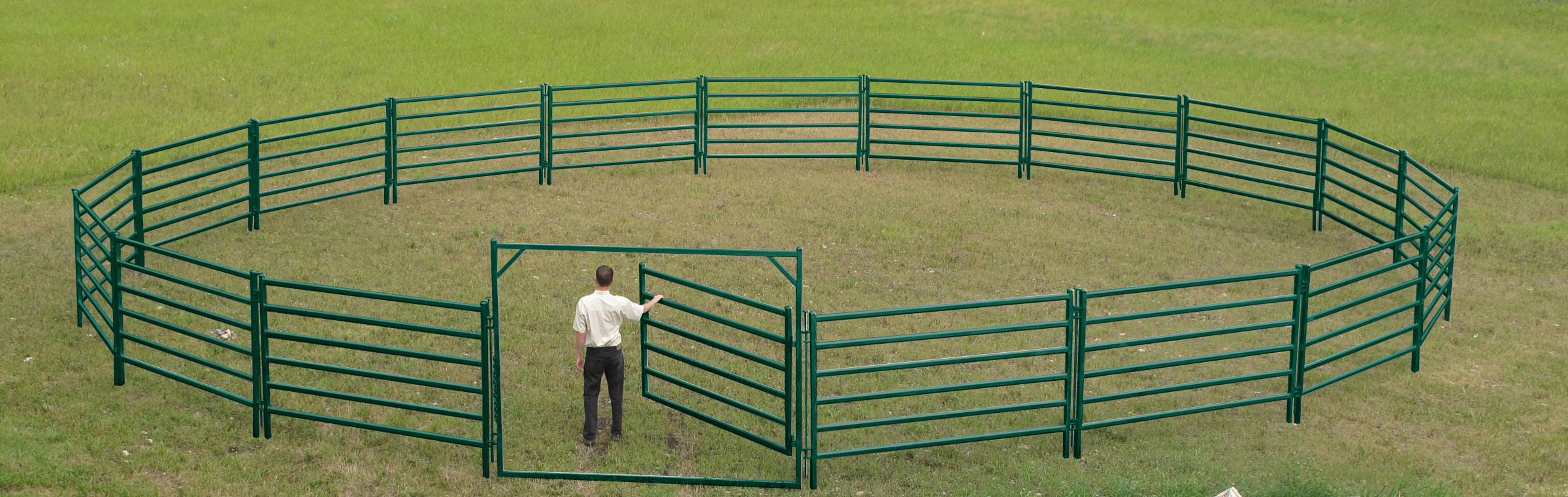 Portable Corral Fence Galvanized Cattle Yard Horse Fence Panel Livestock Panels