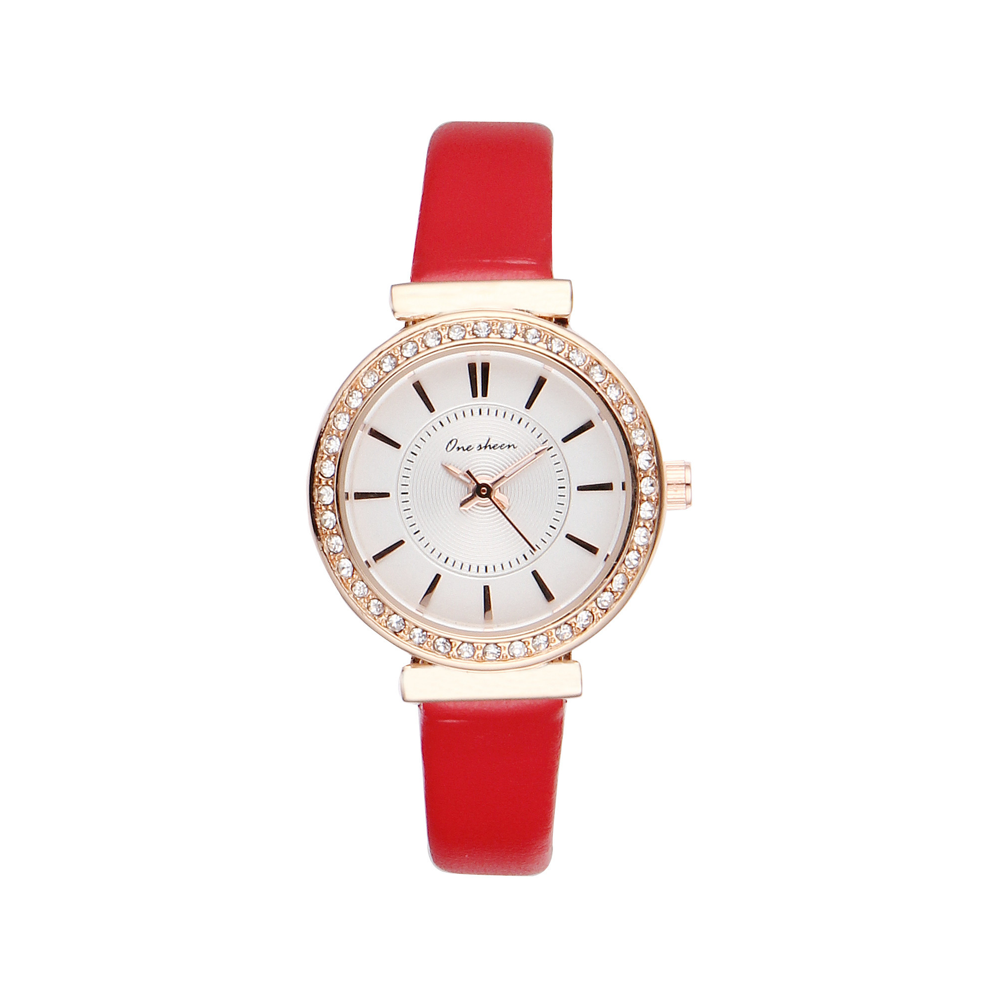 3 ATM Wateproof Citizen Leather Watch Lady Leather Strap Watches ISO Certificate