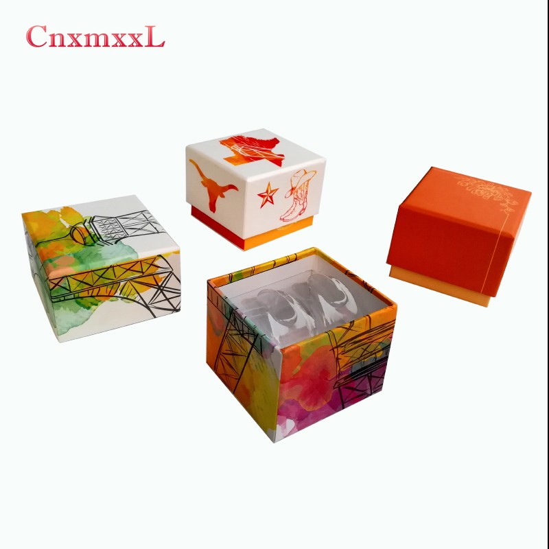 Macaron Packaging Box Colorful Product Carton Customized Small Batch