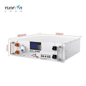 China Rack Mount Lifepo4 Battery Lithium Ion Battery Household Commercial wholesale