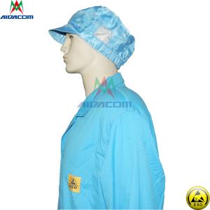 China Anti Bacteria 10e9 Ohm 50 Washings ESD Smock With Hood wholesale