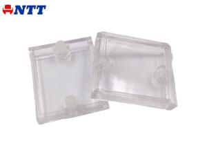 China Industrial Plastic Mould Parts Transparent White FlowCell Top Unisen With PC TPE Compound wholesale