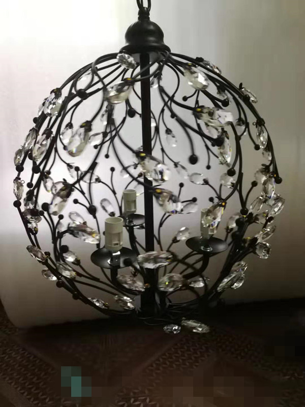 K9 Crystal Pendant Lights Hanging Lamps spherical Tree Leaf floral chandelier(WH-CI-120)